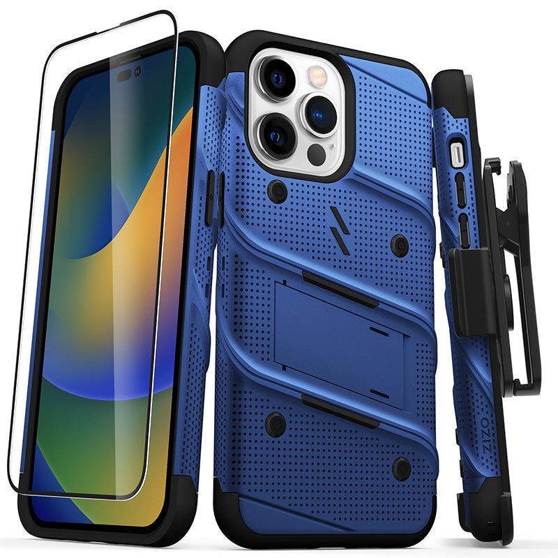 ZIZO BOLT Series - hoesje voor iPhone 14 Pro Max (blauw)
