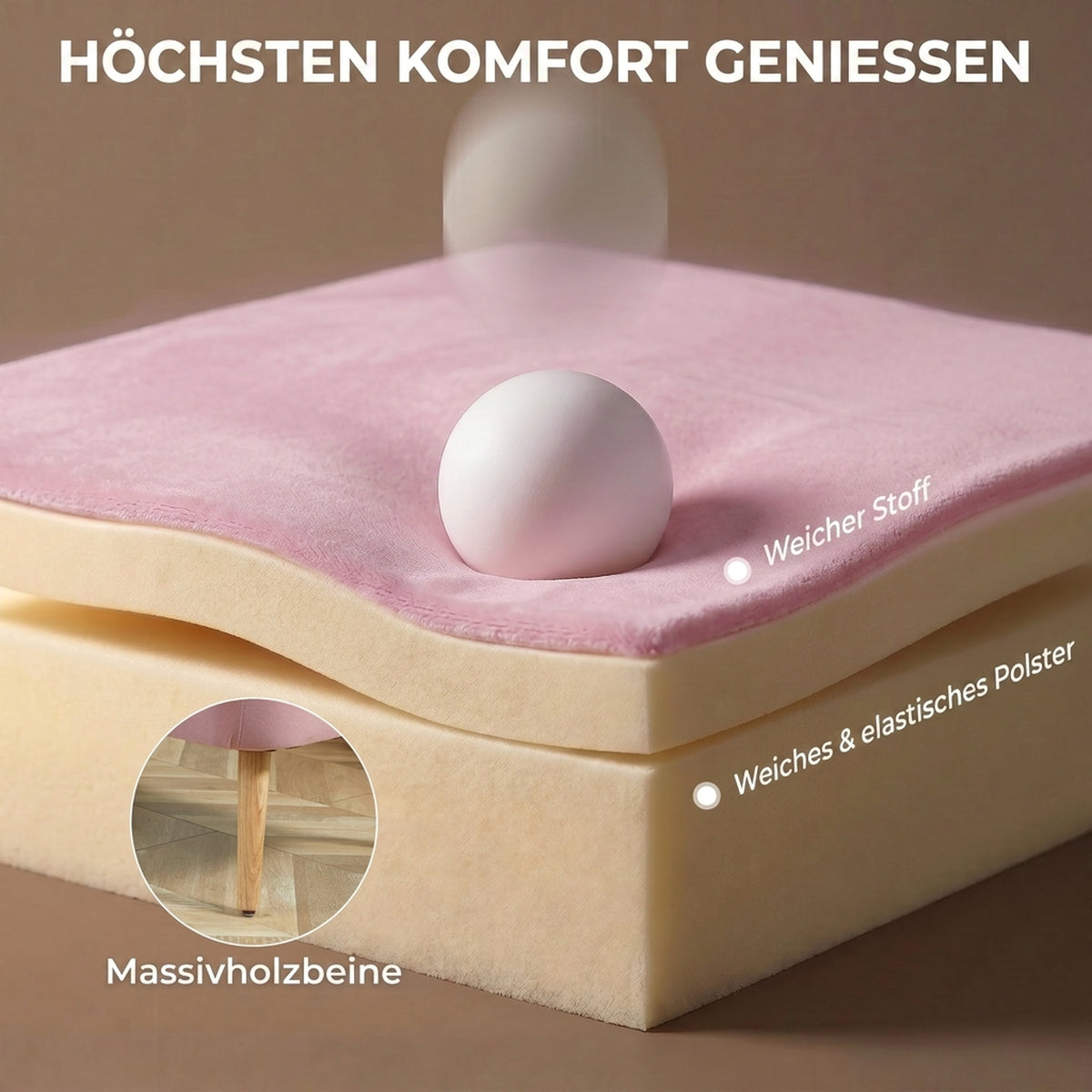 2-zits stoffen bank bankstel gestoffeerde bank loungebank breed roze (5)