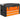 Gereedschapskist leeg, 49,7 x 25,3 x 28,9 cm gereedschapskist met lade, mini-box staal oranje