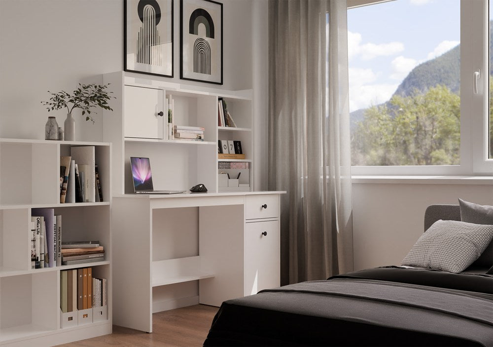 Schreibtisch CHESTER 120 WEISS – Produktabbildung 4