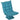 Relaxfauteuil leesstoel, draaibaar, fluweel-look, 62 cm x 70 cm x 95 cm, blauw
