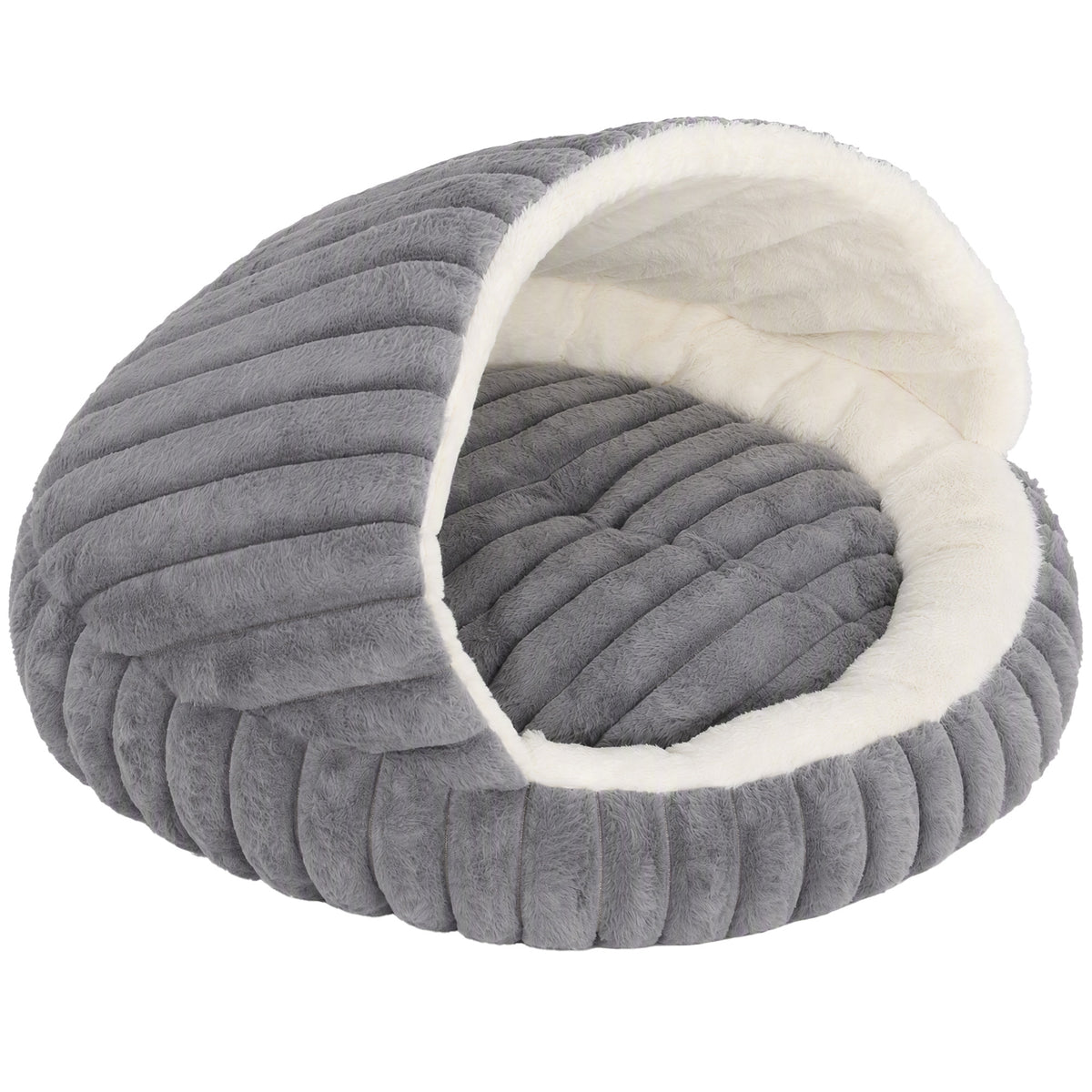 Pluche kattenmand kattenhol met uitneembaar kussen, antislip bodem, wasbare kattenmand, voor katten tot 5 kg