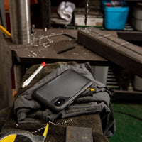 Griffin Survivor Endurance - Hoesje voor iPhone Xs Max (Transparant/Grijs) (16)