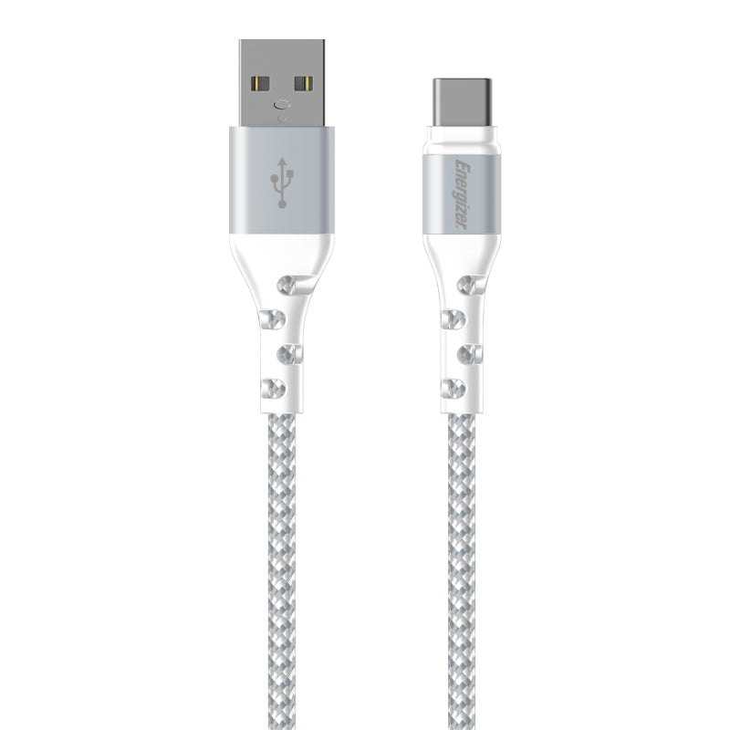 Energizer Ultimate - USB-A naar USB-C oplaadkabel 2 m (wit)