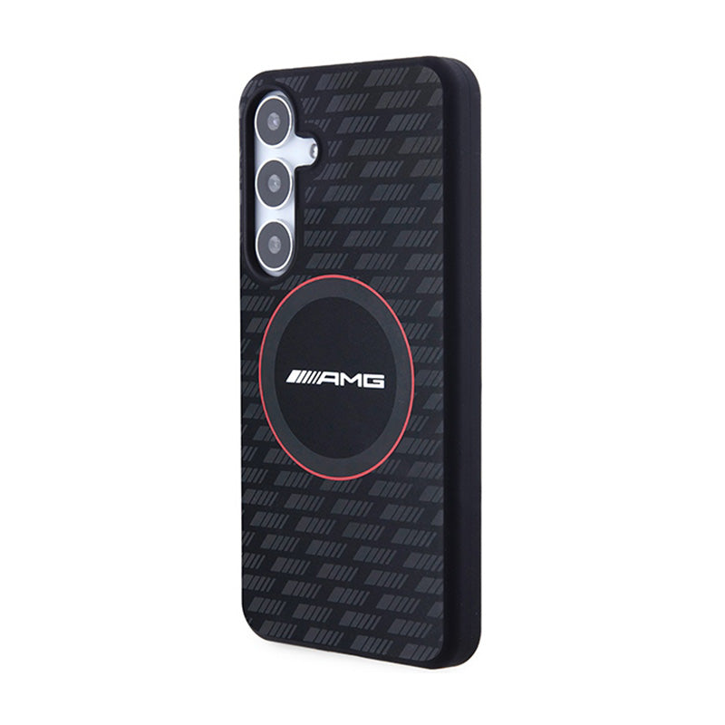 AMG Silicone Carbon Pattern MagSafe - hoesje voor Samsung Galaxy S24+ (zwart) (2)