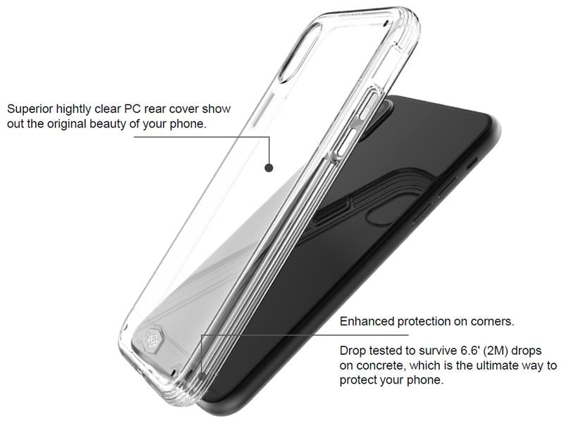 X-Doria ClearVue - hoesje voor iPhone Xs Max (transparant) (5)
