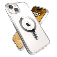 Speck Presidio Perfect-Clear ClickLock & Magsafe hoesje voor iPhone 15 Plus / iPhone 14 Plus (transparant (10)