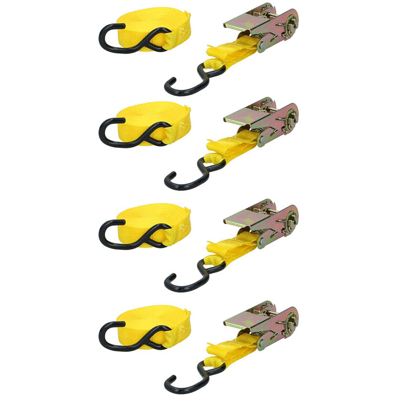 Dunlop - Spanbanden voor in de auto met ratel 4 stuks. 5 m / 350 kg