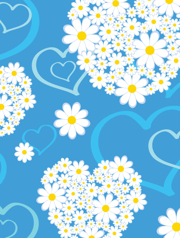 Nexgen Skins met 3D-effect voor iPad 2/3/4 (Hearts and Daisies 3D) (2)