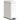 Metalen prullenbak, afvalemmer, 5 liter inhoud, met voetpedaal, met binnenemmer, wit