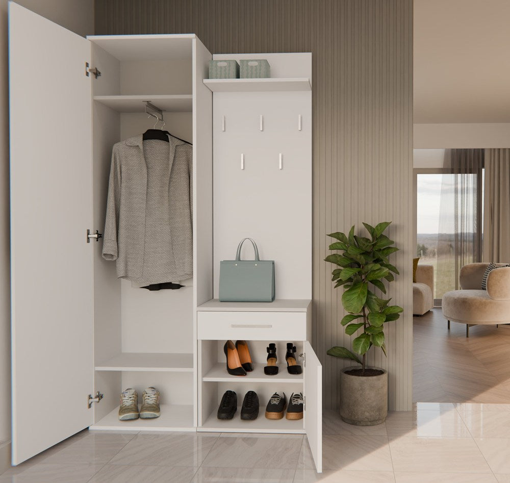 Garderobe DUO WEISS – Produktabbildung 3