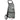 3-in-1 boodschappentrolley, winkelwagen, fietskar, steekwagen, 53 x 43 x 110 cm, grijs+zilver