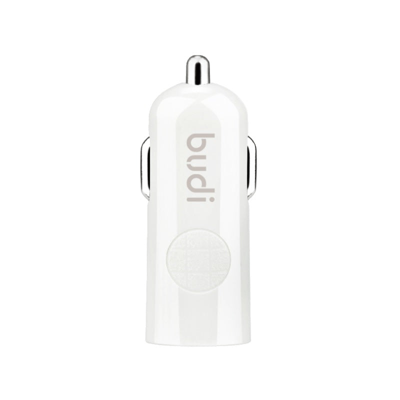 Budi - USB-autolader + USB-C-kabel (wit) (2)