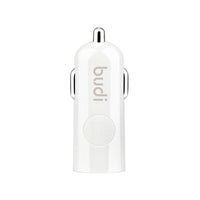 Budi - USB-autolader + USB-C-kabel (wit) (2)