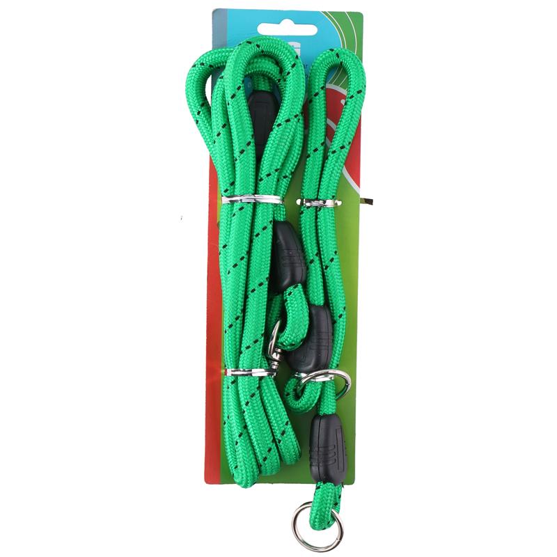 Riem 150 cm + halsband 45 cm (groen)