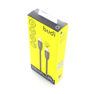 Budi - USB-C - USB-C-kabel 2,4A, 1 m (zwart)