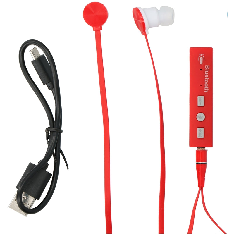 Grundig - In-ear hoofdtelefoon met Bluetooth-adapter (rood) (2)