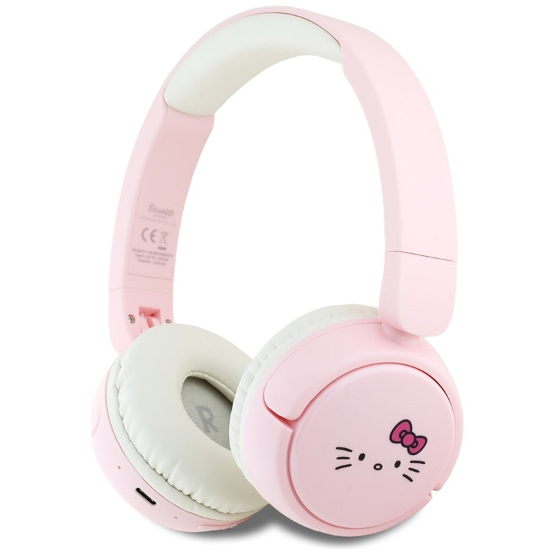 Hello Kitty Face Logo - Draadloze Bluetooth-hoofdtelefoon V5.3 (roze)
