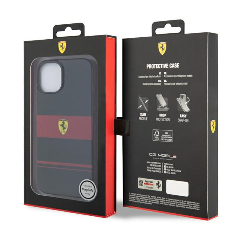 Ferrari Combi MagSafe - hoesje voor iPhone 14 (Zwart) (8)