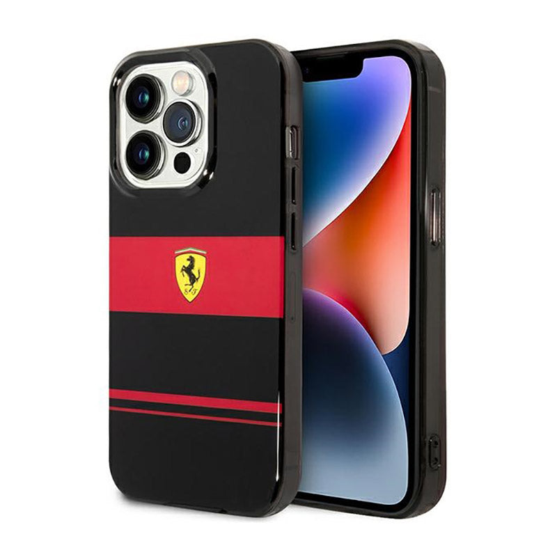Ferrari Combi MagSafe - hoesje voor iPhone 14 Pro Max (Zwart)