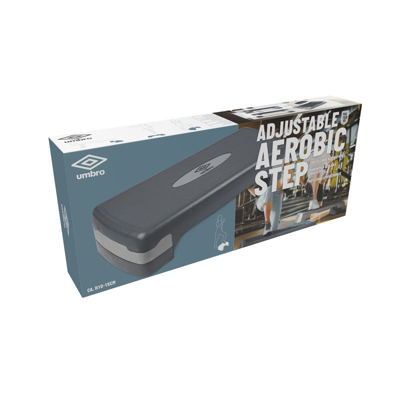 Umbro - Aerobics stepper 2 niveaus (grijs) (2)