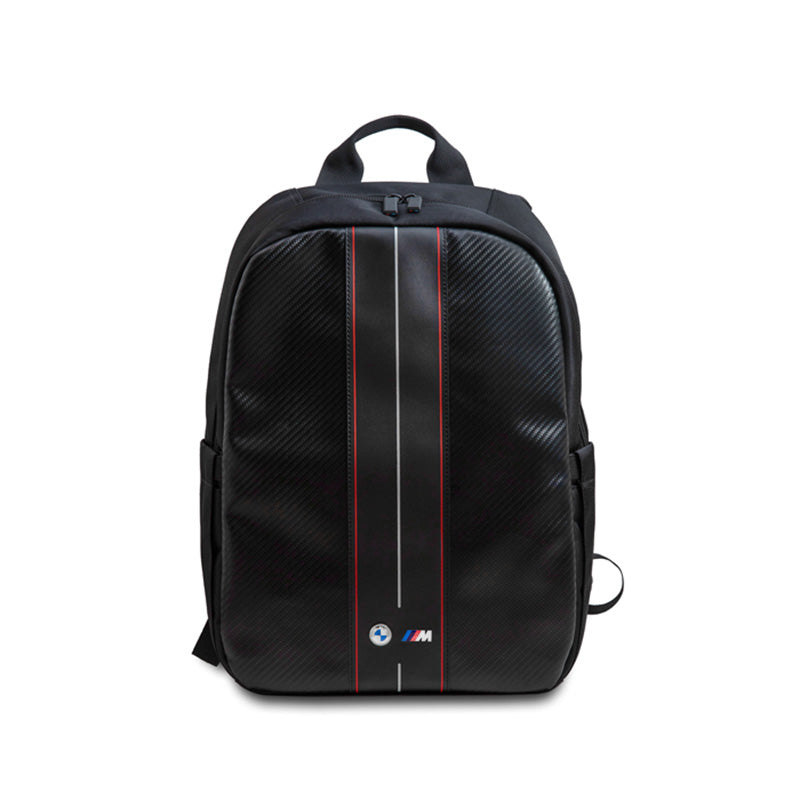 BMW Carbon Red Stripes - Rugzak voor 16" laptop (zwart)
