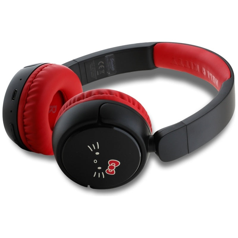 Hello Kitty Face Logo - Draadloze Bluetooth-hoofdtelefoon V5.3 (rood) (2)