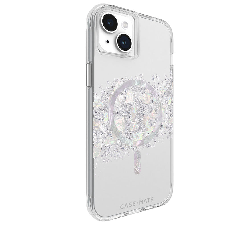 Case-Mate Karat MagSafe - Hoesje voor iPhone 15 Plus met parelmoer (A Touch of Pearl) (2)