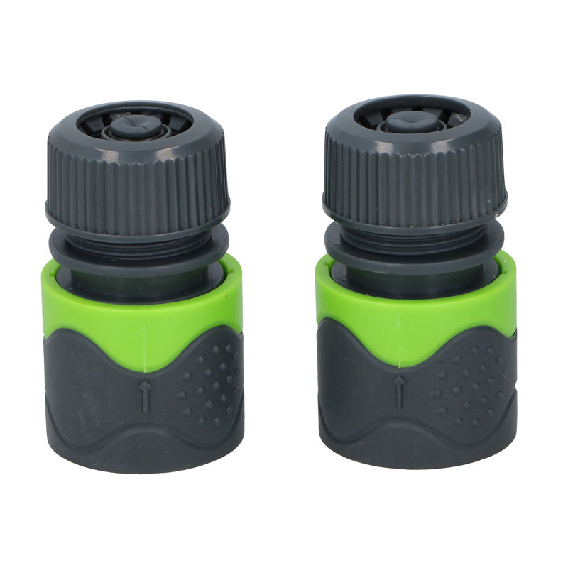 Kinzo - 1/2" set tuinslangkoppelingen (2 st.)