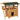Kattenhuis kattenhut huisdierhut, asfalt dak, 2 niveaus, 1 ladder, natuur + groen