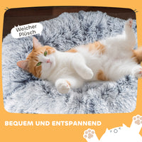 Kattentunnel, pluche, kussen, opvouwbaar, metalen frame, kattenhol, lichtgrijs (5)