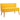Tweezitsbank, elegant Scandinavisch design, massief houten frame, tot 150 kg, 117 x 56,5 x 77 cm, geel