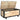 Tuinopbergbox, 121 liter, 2 wielen, weerbestendig, metalen scharnieren, natuurlijk hout, 100x50x43 cm