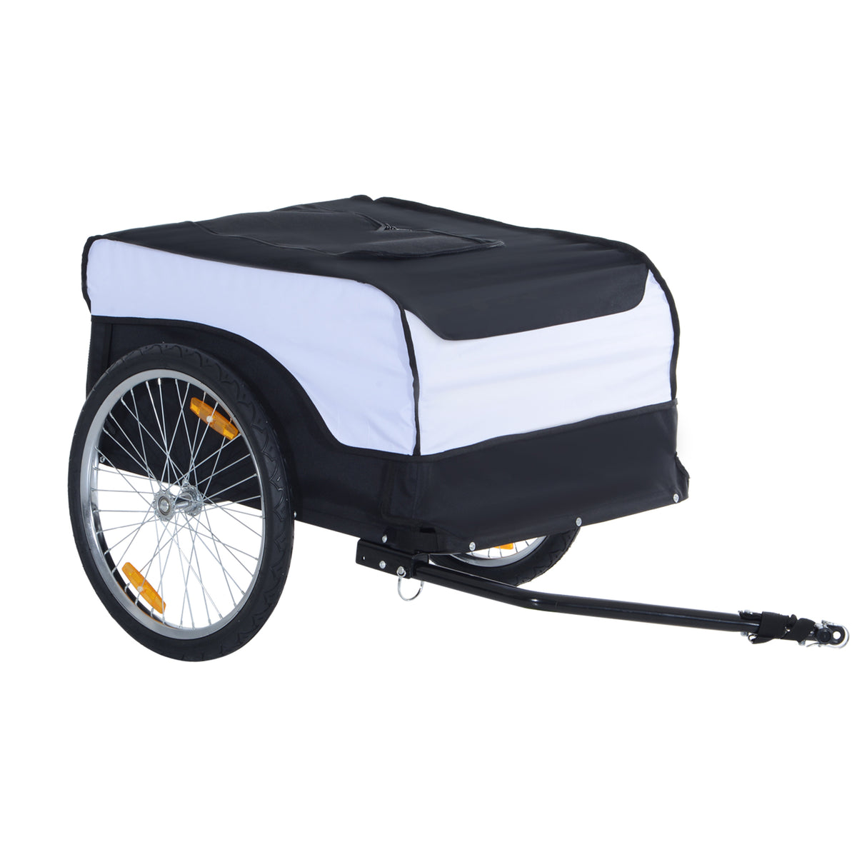 Fietsaanhanger vrachtaanhanger belastbaarheid max. 40 kg transportaanhanger handkar vracht-fietsaanhanger
