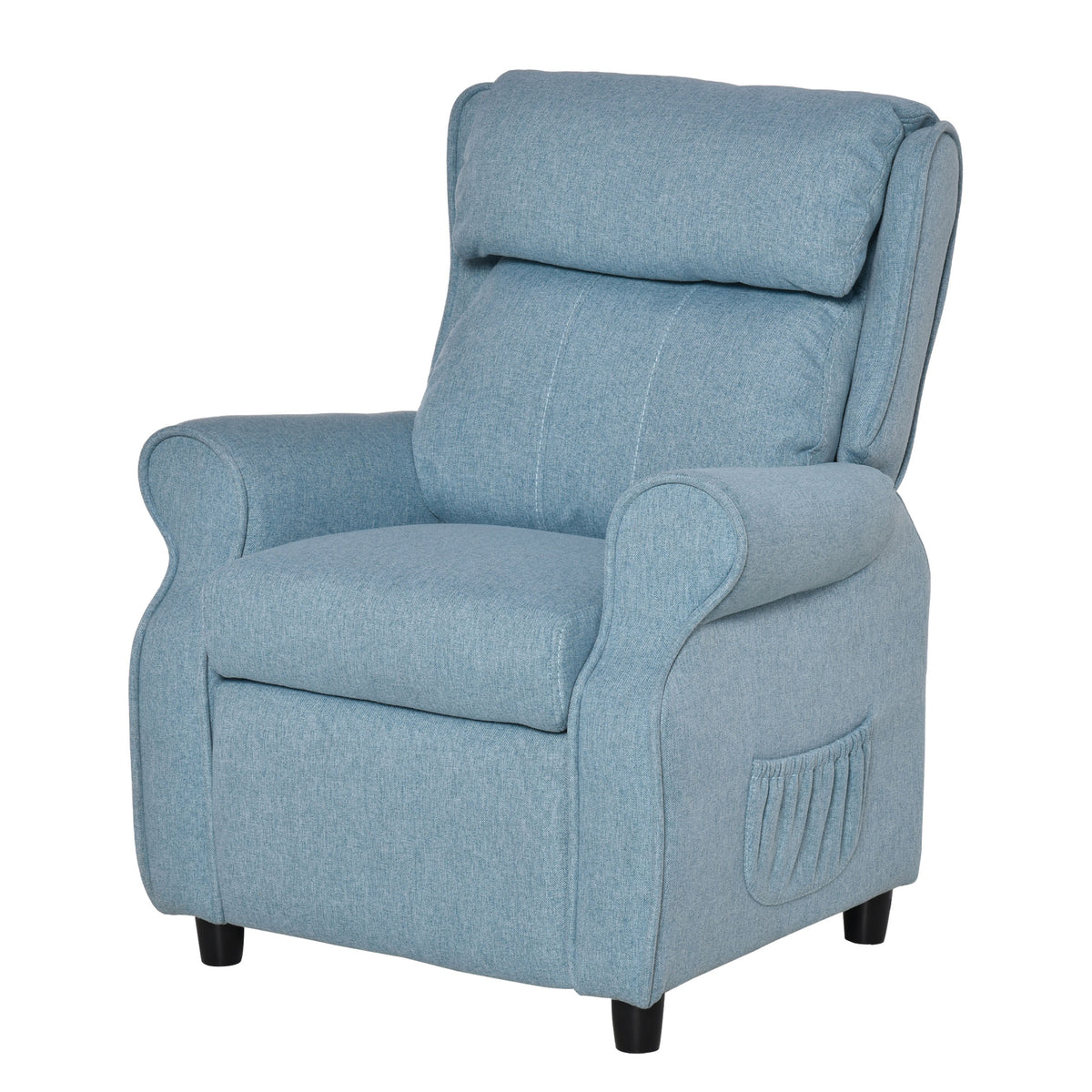 Kinderbank kinderfauteuil met voetensteun armleuning verstelbare rugleuning relaxfauteuil kinderbankje stoel