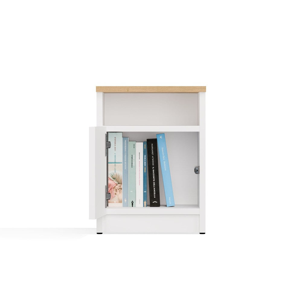 Nachttisch GALAX 30/1D WEISS-ARTISAN – Produktabbildung 7