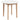 Eettafel keukentafel ronde tafel, Scandinavisch design, 75 cm x 75 cm x 76 cm, wit + naturel