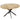 Uitschuifbare eettafel voor 4–6 personen, keukentafel in industriële look met spinpoot, naturel