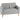 Tweezitsbank met opbergruimte, knoopafwerking, kussens, rubberhout, 117x62x78cm, lichtgrijs