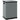 Dubbele afvalbak, 2 x 30L, vingerafdrukbestendig, pedaal, uitneembare binnenemmers, grijs