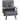 Relaxfauteuil in Scandinavisch design, ligstoel, leesstoel. incl. kussen met knoopsluiting, zwart + naturel