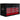 Gereedschapskist, afsluitbaar, 3 lades, stalen behuizing, 60x26x34cm, rood+zwart