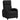 Relaxfauteuil, tv-fauteuil met ligfunctie, gestoffeerd, met verstelbare rugleuning, voetensteun, zwart