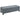 Opbergbank, hocker, halbank, knoopsluiting, 125,1 cm x 48,9 cm x 41,3 cm, grijs