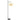 Solar-vloerlamp rotan, solarlampen met lichtsensor, automatische solarlamp in boho-stijl, IP44, zwart + geel