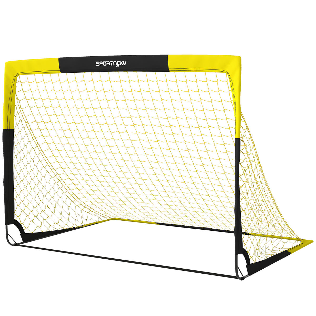 Pop-up voetbaldoel voor de tuin, voor jongeren & volwassenen, draagbaar buitendoel met scheurbestendig doelnet