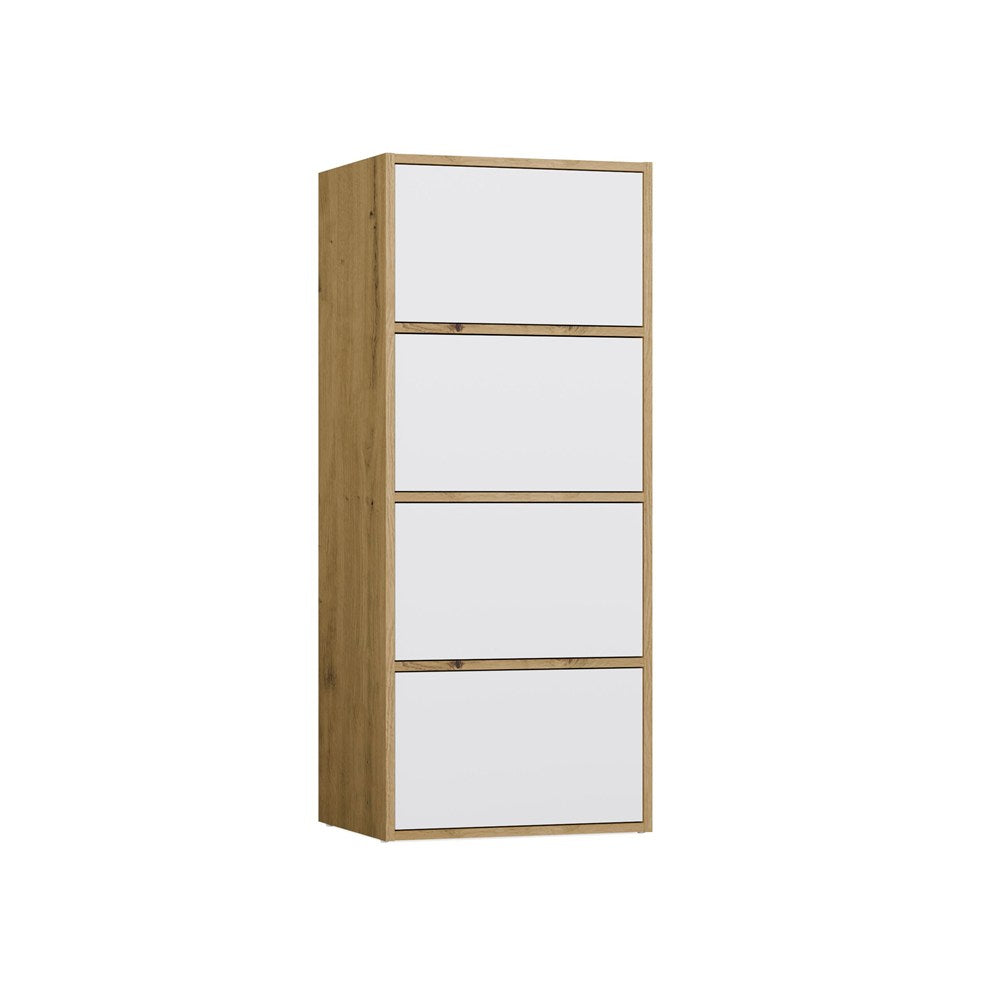 Kommode ALMA Front WEISS Korpus EICHE ARTISAN – Produktabbildung 9