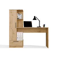 Set Schreibtisch + Regal COSMO EICHE ARTISAN – Produktabbildung 8