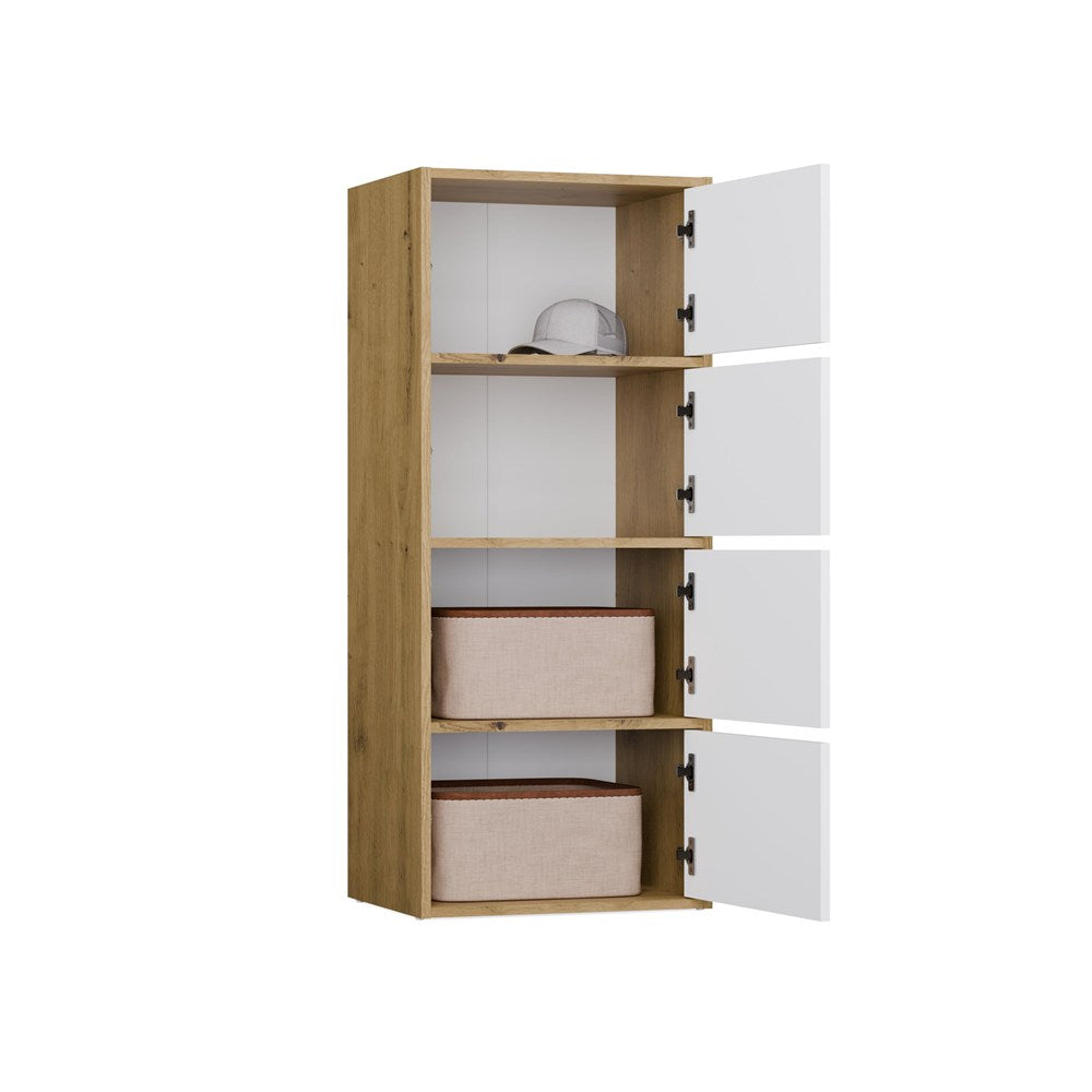 Kommode ALMA Front WEISS Korpus EICHE ARTISAN – Produktabbildung 10