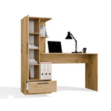 Set Schreibtisch + Regal COSMO EICHE ARTISAN – Produktabbildung 13